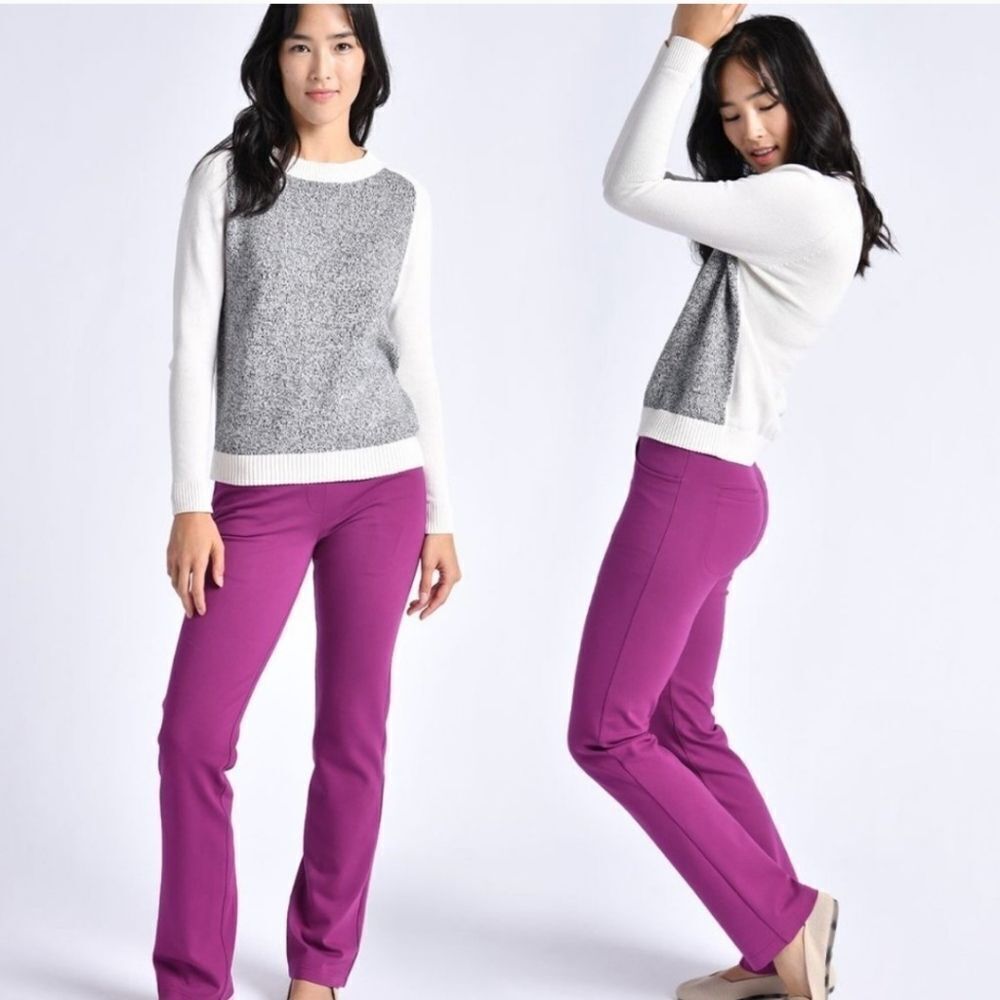 Nwot Betabrand Purple Magenta Women's Pants Size M